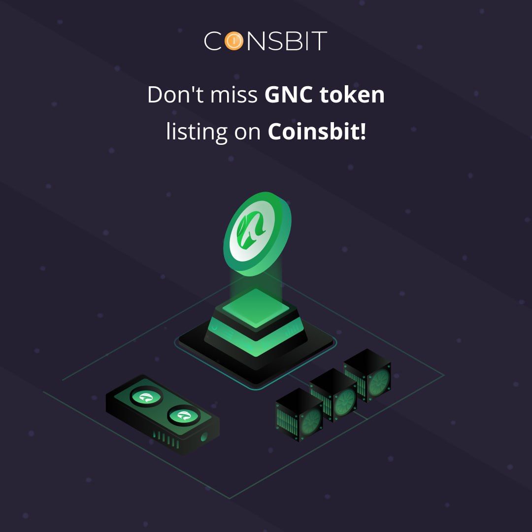 GNC token OTC | GreenerCoin I The first green Blockchain